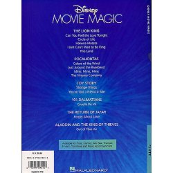 Partitions pour Flûte Traversière Disney Movie Magic Instrumental Solo Flute