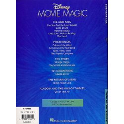 Disney Movie Magic Piano Accompaniment For Violin, Viola And Cello