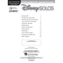 Disney Solos (Trombone Or Baritone)