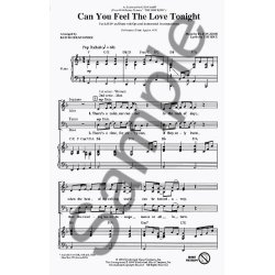 Elton John: Can You Feel The Love Tonight (The Lion King) (SATB)
