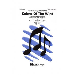 Alan Menken: Colors Of The Wind (SATB)