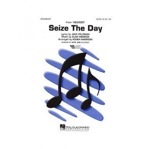 Alan Menken: Seize The Day (SATB/Piano)