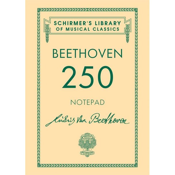 A6 Spiral Bound Notebook - Beethoven 250