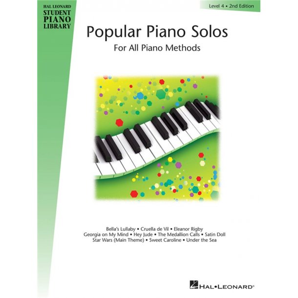 Hal Leonard Student Piano Library: Popular Piano Solos Level 4