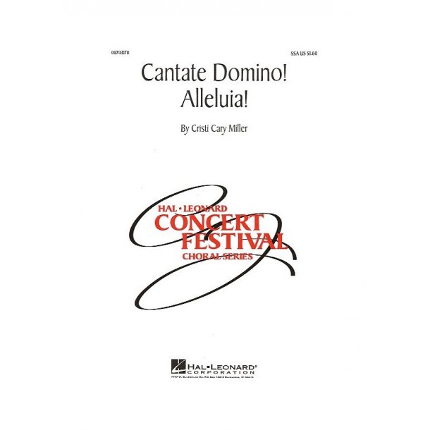 Cristi Cary Miller: Cantate Domino! Alleluia!