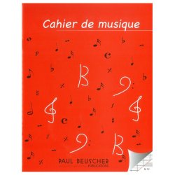 Cahier De Musique &Agrave; 12 Port&eacute;es