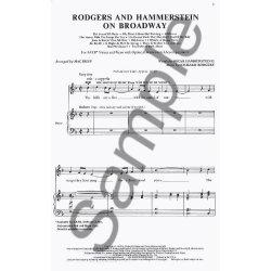 Rodgers And Hammerstein On Broadway (SATB)