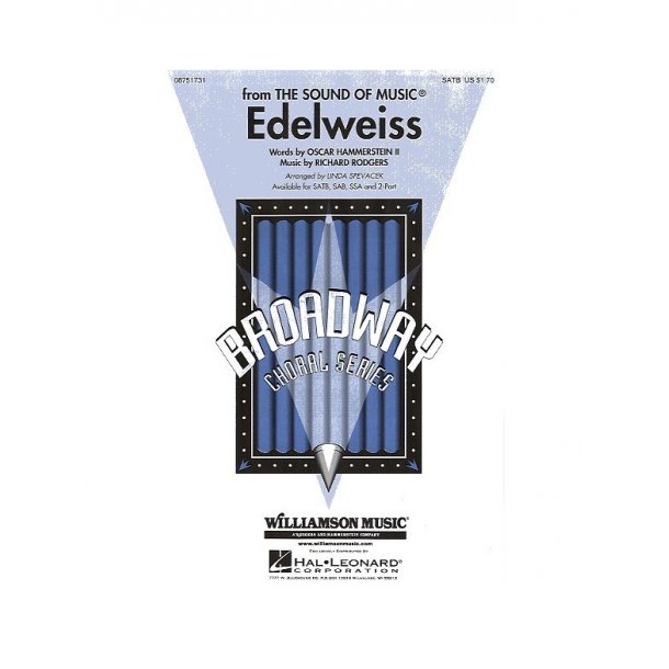 Richard Rodgers: Edelweiss (The Sound Of Music) - SATB Arr. Spevacek