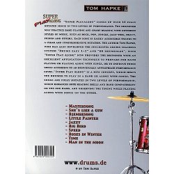 Tom Hapke: Super Play Along Drums (Book/CD)