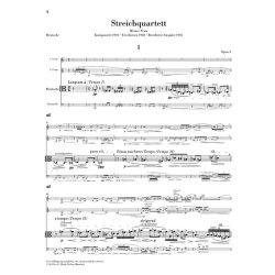 Alban Berg: String Quartet Op. 3