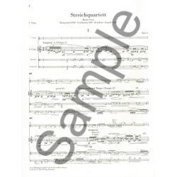 Alban Berg: String Quartet Op. 3