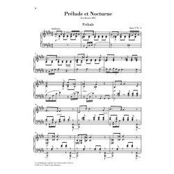 SKRJABIN ALEXANDER PRELUDE ET NOCTURNE OP9 PIANO LEFT HAND URTEXT BOOK