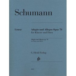 SCHUMANN ROBERT ADAGIO & ALLEGRO OP70 (HERTTRICH) PF/HN URTEXT PB