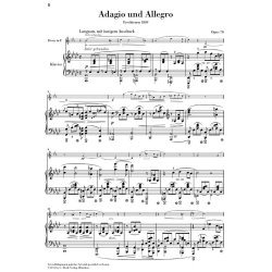 SCHUMANN ROBERT ADAGIO & ALLEGRO OP70 (HERTTRICH) PF/HN URTEXT PB