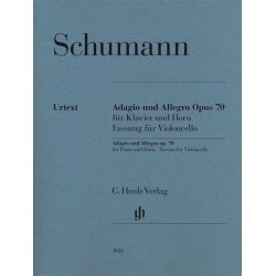 SCHUMANN ADAGIO & ALLEGRO OP70 CELLO VERSION (HERTTRICH) PF/VLC URT PB