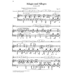 SCHUMANN ADAGIO & ALLEGRO OP70 CELLO VERSION (HERTTRICH) PF/VLC URT PB