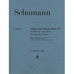 SCHUMANN ADAGIO & ALLEGRO OP70 VLN VERSION (HERTTRICH) PF/VLN URTXT PB