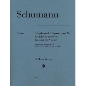 SCHUMANN ADAGIO & ALLEGRO OP70 VLN VERSION (HERTTRICH) PF/VLN URTXT PB
