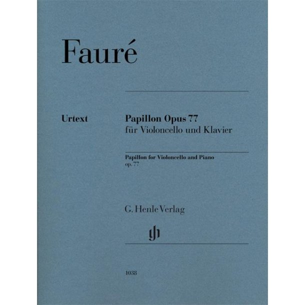 Faure: Papillon Op 77 Cello/Piano