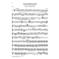 W. A. Mozart: Violin Sonatas - Fragments