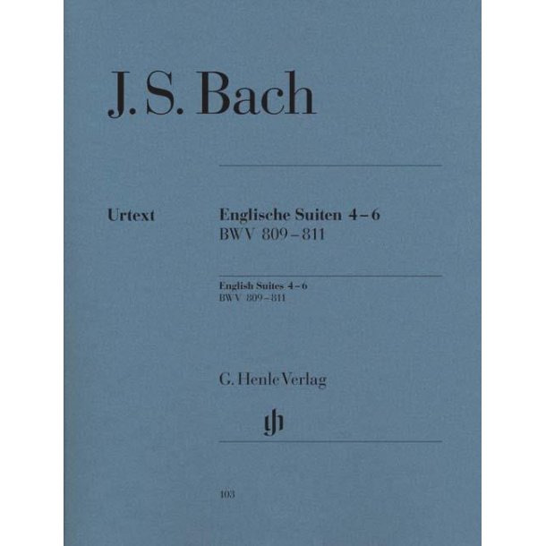 J.S.Bach: English Suites 4-6 BWV 809-811