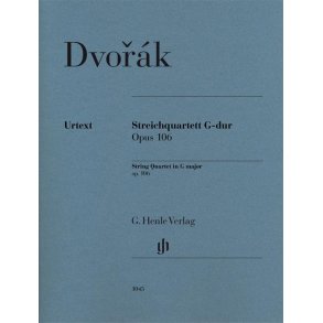 Dvorak: String Quartet In G Major Op 106 Score/Parts