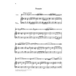 Johann Baptist Georg Neruda: Sonata In a Minor - Violin/Basso Continuo