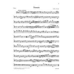 Johann Baptist Georg Neruda: Sonata In a Minor - Violin/Basso Continuo