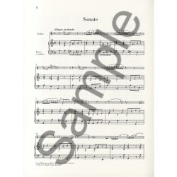 Johann Baptist Georg Neruda: Sonata In a Minor - Violin/Basso Continuo