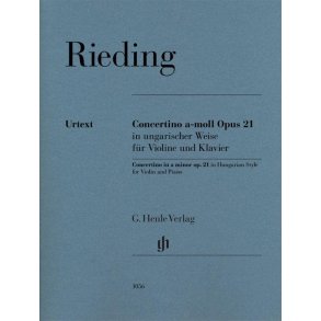 Concertino in a minor op. 21 in Hungarian Style : Concertino in a minor op. 21 in Hungarian Style for Violin and Piano