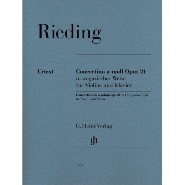 Concertino in a minor op. 21 in Hungarian Style : Concertino in a minor op. 21 in Hungarian Style for Violin and Piano