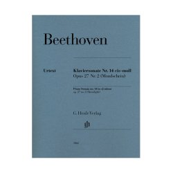 Ludwig Van Beethoven: Piano Sonata No.14 In C Sharp Minor Op.27 No.2 (Moonlight) - Urtext