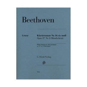 Ludwig Van Beethoven: Piano Sonata No.14 In C Sharp Minor Op.27 No.2 (Moonlight) - Urtext