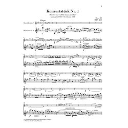 Felix Mendelssohn Bartholdy: Concert Pieces Op.113 And 114 For Clarinet, Basset Horn (2 Clarinets) And Piano