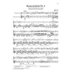 Felix Mendelssohn Bartholdy: Concert Pieces Op.113 And 114 For Clarinet, Basset Horn (2 Clarinets) And Piano