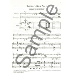 Felix Mendelssohn Bartholdy: Concert Pieces Op.113 And 114 For Clarinet, Basset Horn (2 Clarinets) And Piano