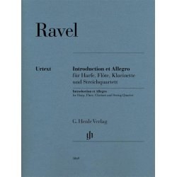 Ravel: Introduction & Allegro Harp/Flute/Clarinet/String Quartet Parts