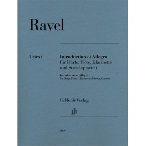 Ravel: Introduction & Allegro Harp/Flute/Clarinet/String Quartet Parts