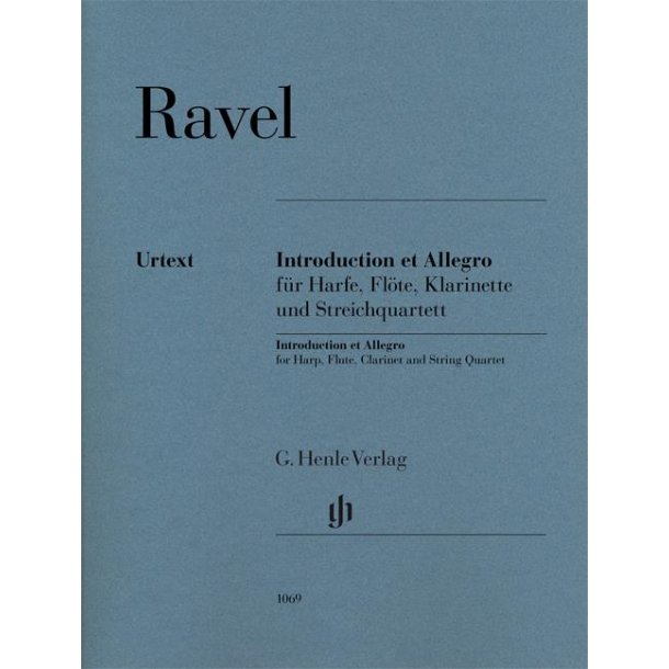 Ravel: Introduction & Allegro Harp/Flute/Clarinet/String Quartet Parts