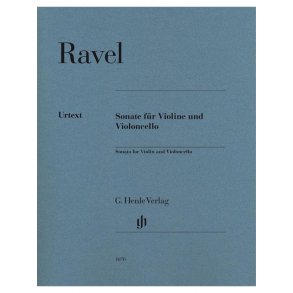 Maurice Ravel: Sonata For Violin And Violoncello