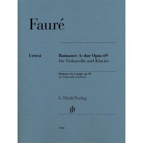 Gabriel Fauré: Romance In A Op. 69 For Violoncello And Piano