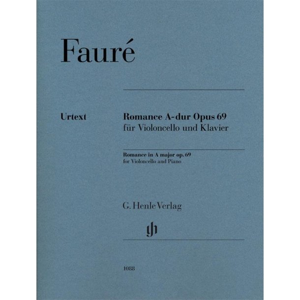Gabriel Faur&eacute;: Romance In A Op. 69 For Violoncello And Piano