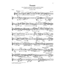 Max Reger: Clarinet Sonata Op.107 - Version For Violin (Urtext)