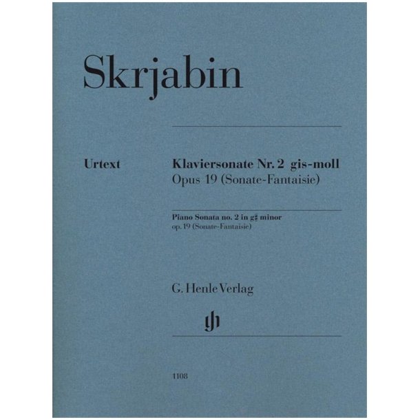 Piano Sonata No. 2 G Sharp Minor Op. 19 (Sonate-Fantaisie)