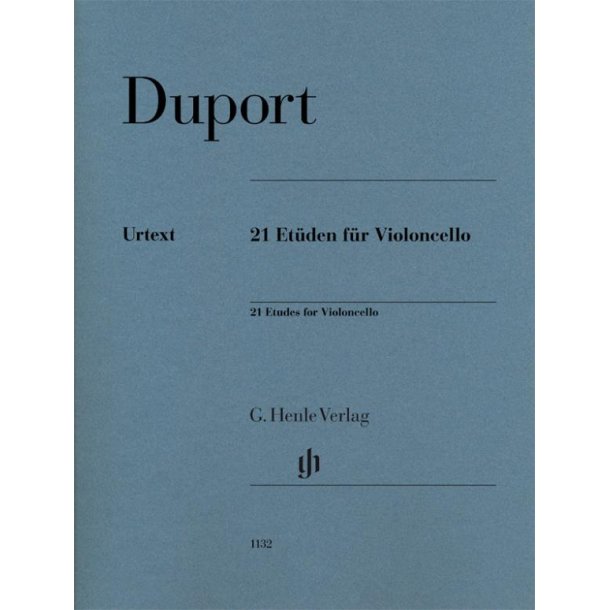21 Et&uuml;den f&uuml;r Violoncello : 21 Etudes for Violoncello