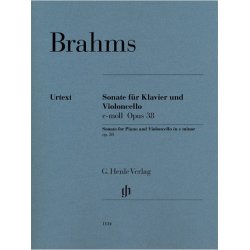Johannes Brahms: Sonata In E Minor Op. 38