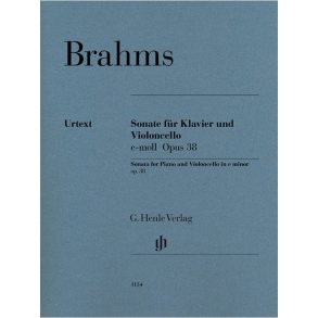 Johannes Brahms: Sonata In E Minor Op. 38