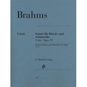 Brahms Sonata Vlc/Pf Op.99 Urtext