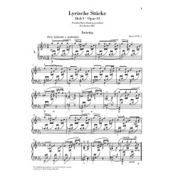 Grieg: Complete Lyric Pieces For Piano Urtext