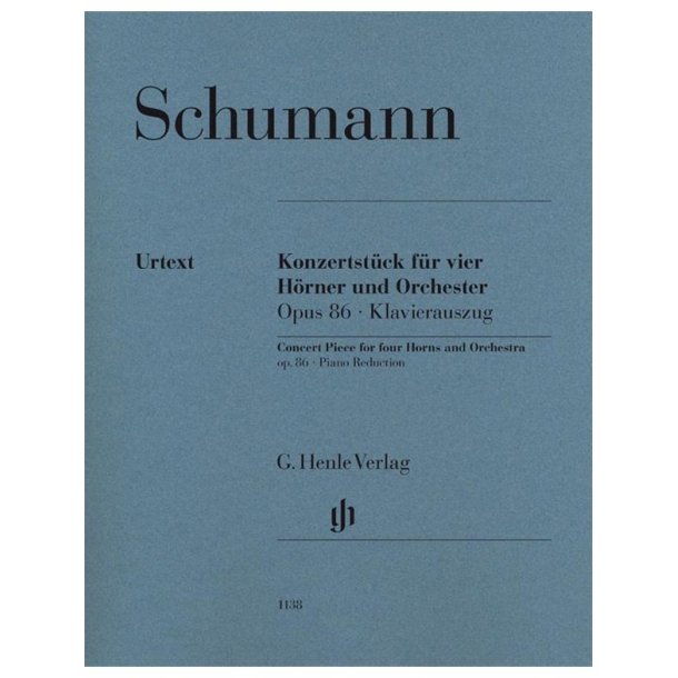 Robert Schumann: Concert Piece For Four Horns And Orchestra Op.86 (Piano Reduction)